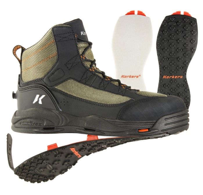 Korkers Greenback Wading Boots - Felt only